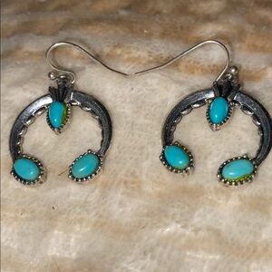 Silver and Turquoise Earrings
